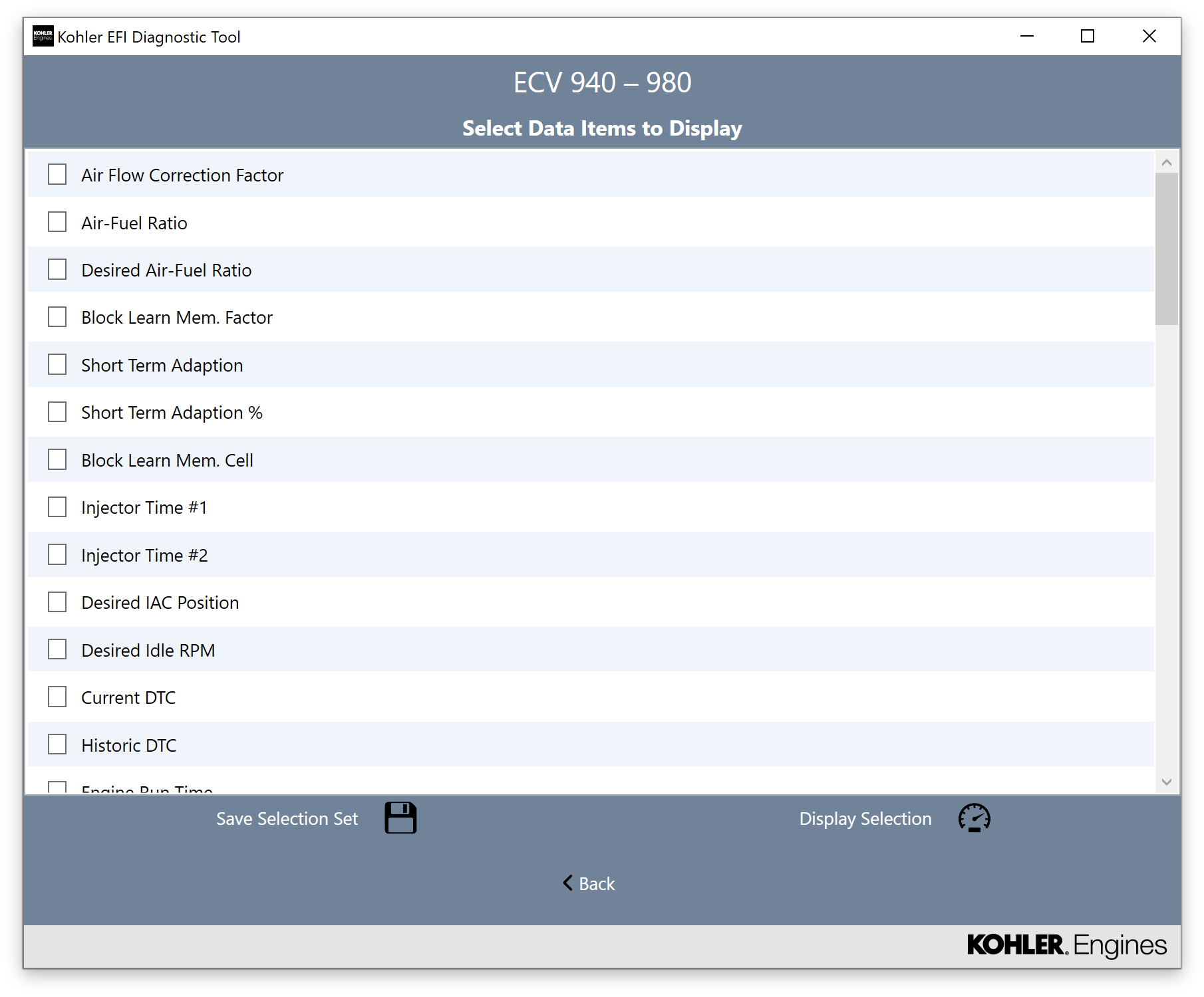 kohler diagnostic tool